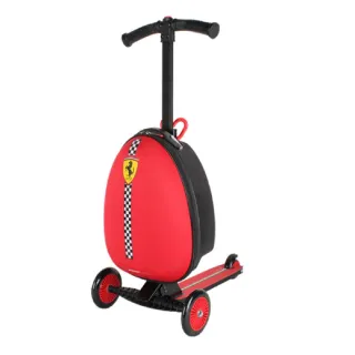 【Ferrari 法拉利】法拉利二合一行李箱滑板車(久達尼 法拉利二合一行李箱滑板車)