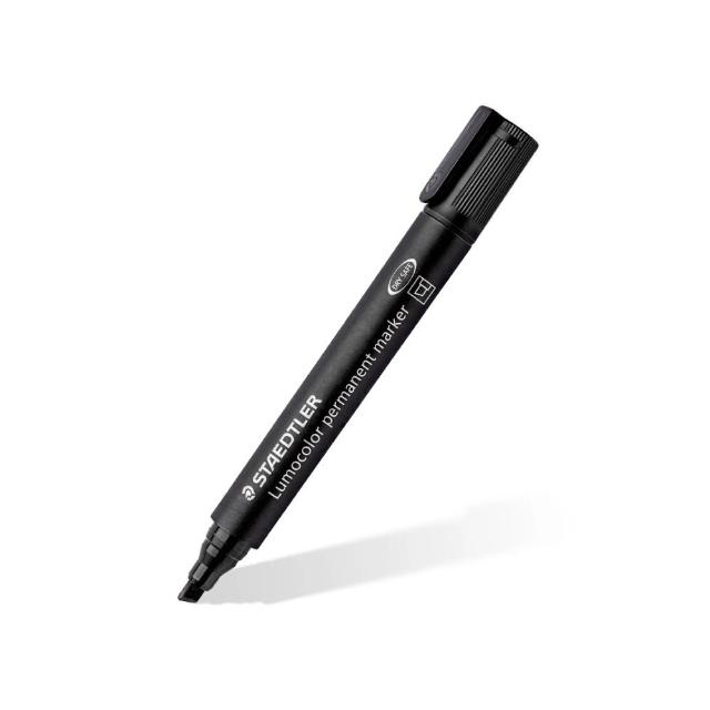 【STAEDTLER 施德樓】施德樓 防乾油性麥克筆-斜頭 MS350