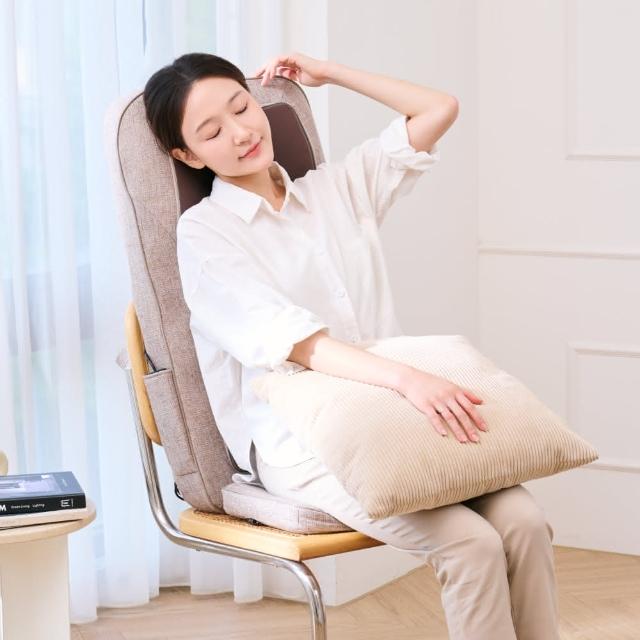 【tokuyo】背腰鬆 智能揉捏按摩墊 TH-553(肩部偵測 / 10cm凸出深層有感)