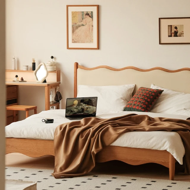 Taoshop 淘家舖 M - 科技布實木床｜家具軟包床｜主