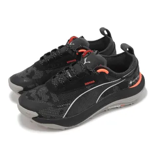 【PUMA】越野跑鞋 Voyage Nitro 3 GTX Wns 女鞋 黑 橘 防水 緩衝 雙層中底 運動鞋(377839-01)