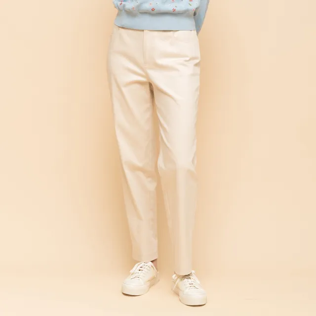 【perng yuh 芃諭名品】輕漾棉甜 仿牛仔 小直筒褲(2025 SS Collection|4A春夏新品上市)
