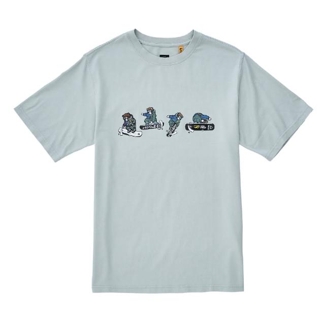 【5th STREET】男裝 短袖 短t 上衣 t恤 TEE 灰色(571026)