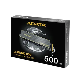 【ADATA 威剛】Legend 860 500GB PCIe 4.0 M.2 2280固態硬碟(最高讀取:5000MB/s  寫入:3000MB/s)