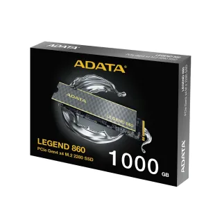 【ADATA 威剛】Legend 860 1000GB PCIe 4.0 M.2 2280固態硬碟(最高讀取:6000MB/s  寫入:4000MB/s)