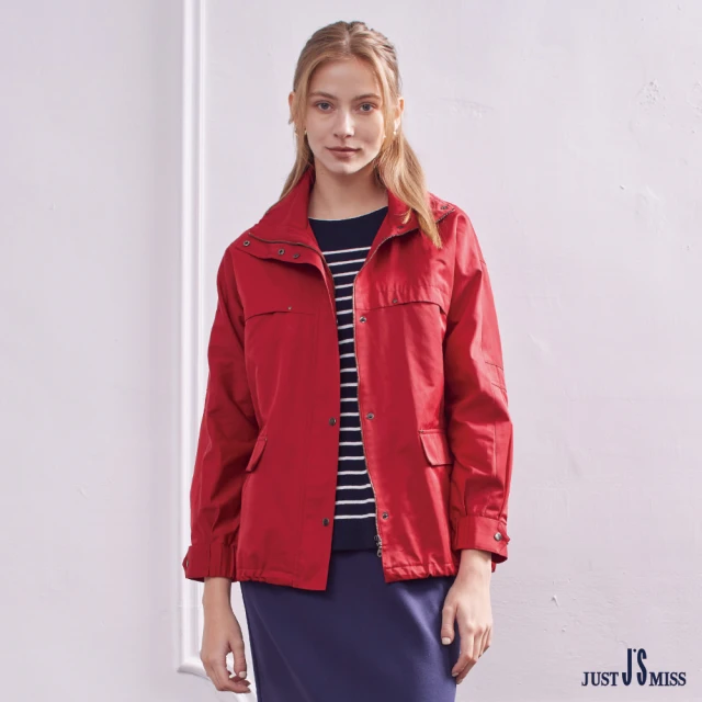 betty’s 貝蒂思 字母印花抽繩內刷毛外套(共三色)好評