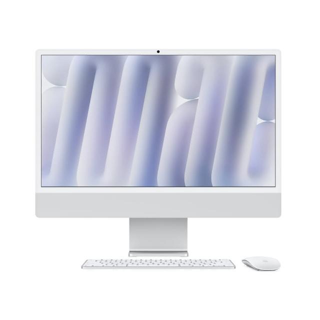 【Apple】特規機 2024 iMac 24吋 M4晶片 10核心CPU與10核心GPU 24G/512G SSD/奈米紋理玻璃