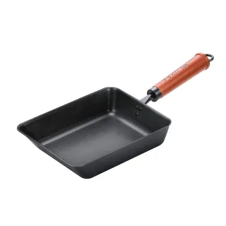 【Quasi】日式佐佐味碳鋼不沾玉子燒鍋 20x15cm(適用電磁爐)