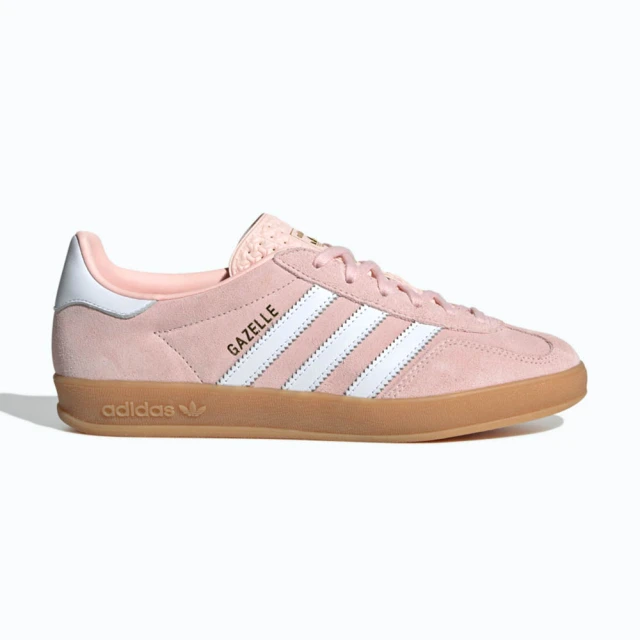 adidas 愛迪達 Gazelle Indoor 女鞋 粉紅色 麂皮 膠底 復古 經典 德訓鞋 愛迪達 休閒鞋 IH5484