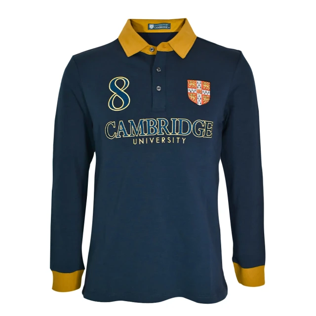 劍橋大學 秋冬 長袖POLO衫(24265C36 儂特服飾)