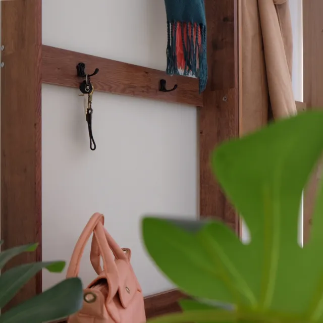 【EASY HOME】可吊掛座式鞋櫃收納9雙鞋-雙色可選(鞋櫃 鞋架 穿鞋椅 穿鞋櫃 玄關櫃 矮凳 台灣製造)