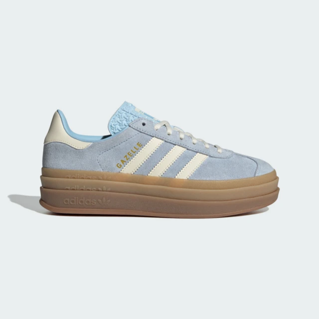 adidas 愛迪達 Gazelle Bold W 女 運動休閒鞋 經典 復古 三葉草 厚底 增高 淺藍(JQ7776)