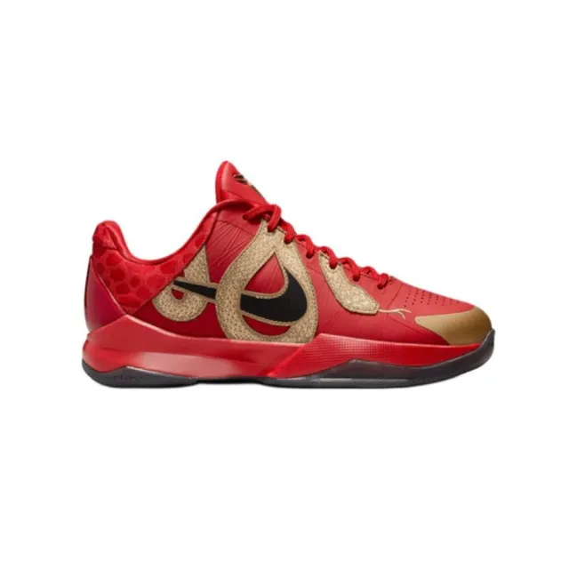 【NIKE 耐吉】Nike Kobe 5 Protro 蛇年限定 大學紅 GS 輕巧 低筒 緩震 運動鞋 休閒鞋 大童鞋 HM3753-600