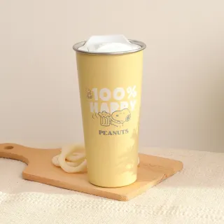 【Norns】不鏽鋼保溫隨行杯(史努比 蠟筆小新 小熊維尼 三眼怪 304不鏽鋼 雙層真空飲料杯 保溫杯)