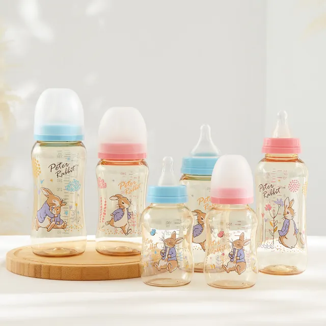 【奇哥官方旗艦】比得兔PPSU寬口奶瓶-360ml(2色選擇)