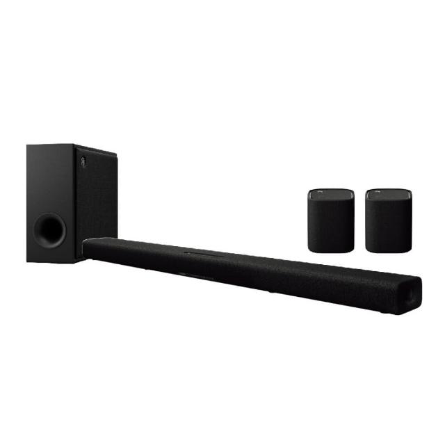 【Yamaha 山葉音樂】家庭劇院 聲霸 Soundbar 含後環繞 重低音(SR-X40A + SUB 100A + WS-X1A)