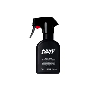 【LUSH 嵐舒】Dirty 身體噴霧 200ml(香氛噴霧/薄荷/檀香/清新香氣)