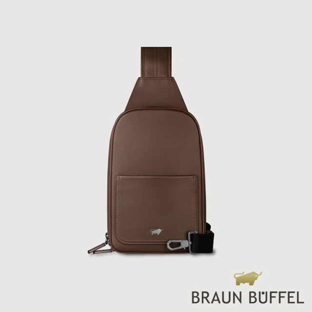 BRAUN BUFFEL 德國小金牛 台灣總代理 斯杜迪歐 胸包-培土棕(BF566-22-POS)