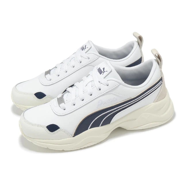 PUMAPUMA 休閒鞋 Cilia Mode Lux 女鞋 米白 藍 緩衝 厚底 增高 老爹鞋(397824-03)