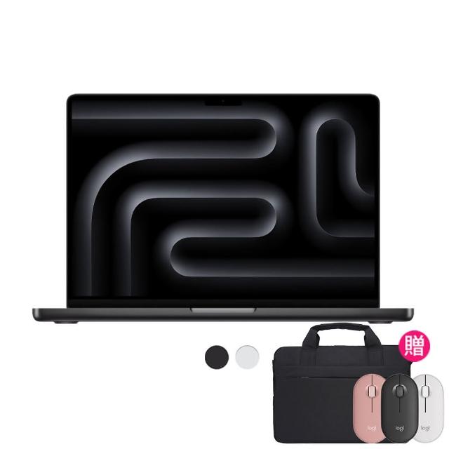 【Apple】無線滑鼠+電腦包★2024 MacBook Pro 14吋 M4 Pro晶片 12核心CPU與16核心GPU 24G/512G SSD