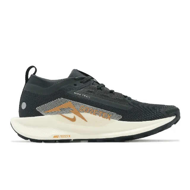 【NIKE 耐吉】防水越野跑鞋 Pegasus Trail 5 GTX 男鞋 女鞋 黑 橘 機能 戶外 小飛馬 運動鞋(FQ0908-007)
