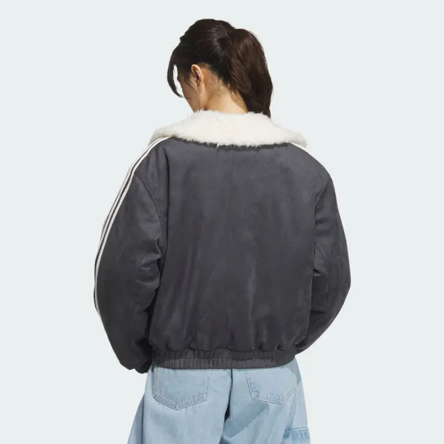【adidas 愛迪達】運動服 立領外套 女外套 RS W JACKET PAD(JL8438)