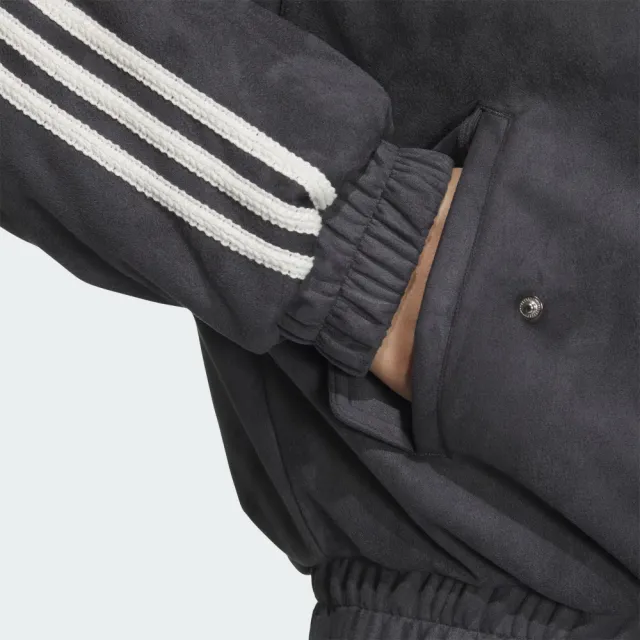 【adidas 愛迪達】運動服 立領外套 女外套 RS W JACKET PAD(JL8438)