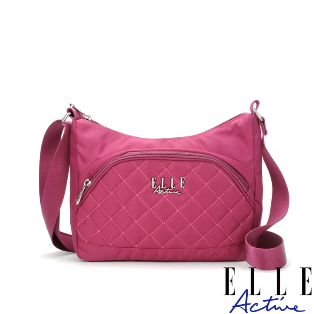 ELLE ACTIVE 生活印記系列-側背包/斜背包-大(紫