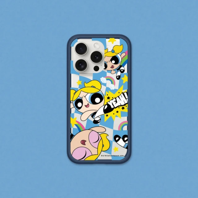 RHINOSHIELD 犀牛盾 iPhone 14系列 Mod NX手機殼/泡泡-可愛格紋款(飛天小女警)