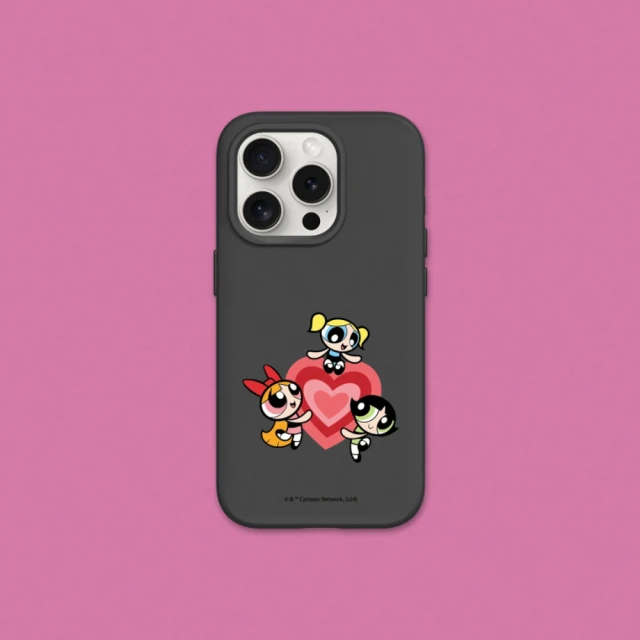 RHINOSHIELD 犀牛盾RHINOSHIELD 犀牛盾 iPhone 13系列 SolidSuit背蓋手機殼/愛心徽章(飛天小女警)