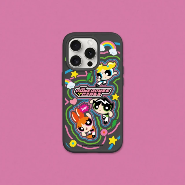 RHINOSHIELD 犀牛盾 iPhone 13系列 So RHINOSHIELD 犀牛盾 iPhone 13系列 SolidSuit背蓋手機殼/可愛小女警線條款(飛天小女警)