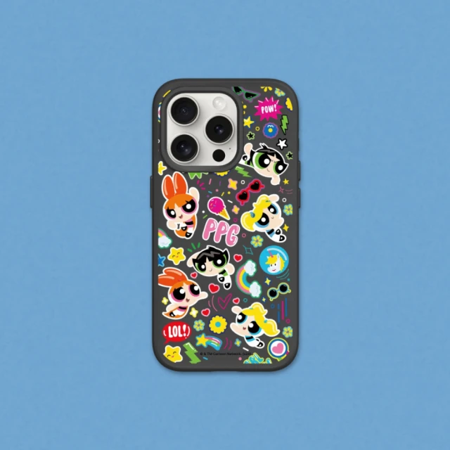 RHINOSHIELD 犀牛盾 iPhone 13系列 So RHINOSHIELD 犀牛盾 iPhone 13系列 SolidSuit背蓋手機殼/可愛小女警貼紙款(飛天小女警)