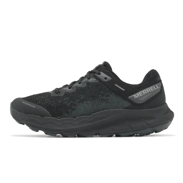 【MERRELL】越野健行鞋 Antora 4 WP 女鞋 黑 防水鞋面 緩衝 抓地 支撐 戶外鞋(ML068442)