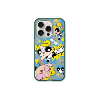 【RHINOSHIELD 犀牛盾】iPhone 14系列 JellyTint  MagSafe兼容 磁吸手機殼/泡泡-可愛格紋款(飛天小女警)