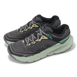 【MERRELL】越野健行鞋 Nova 4 男鞋 黑灰 綠 緩衝 抓地 支撐 戶外 運動鞋(ML068411)