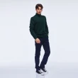 【NAUTICA】官方旗艦 男裝 保暖時尚高領拉鍊長袖上衣(綠色)
