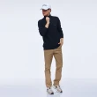 【NAUTICA】官方旗艦 男裝 保暖時尚高領拉鍊長袖上衣(黑色)