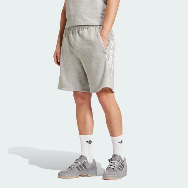 adidas 愛迪達 短褲 男款 運動褲 亞規 三葉草 NY SHORT 灰 IR9346