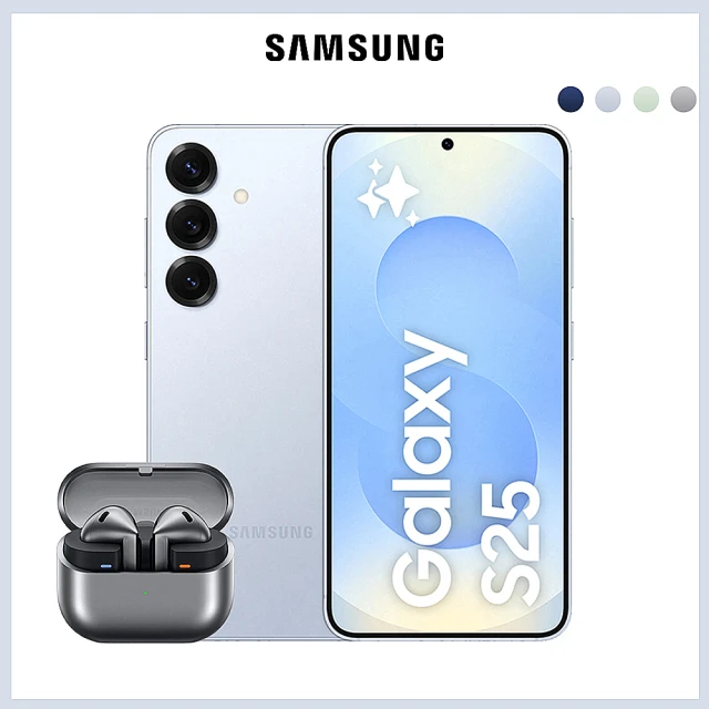 Samsung 三星Samsung 三星 Galaxy S25 5G 6.2吋(12G/512G/高通驍龍8 Elite/5000萬鏡頭畫素/AI手機)(Buds3組)