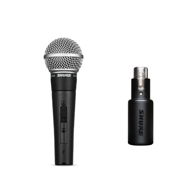 【SHURE】SM58-SE+MVX2U錄音介面(鍵寧公司貨)