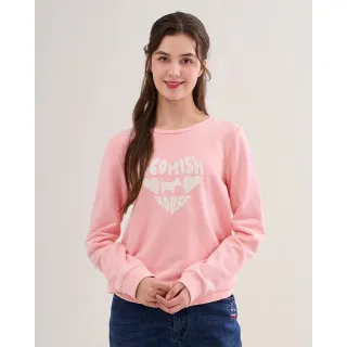 【SCOTTISH HOUSE】植絨愛心狗長袖棉T-粉/灰 CIVA1212