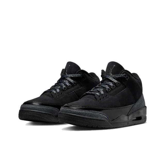 NIKE 耐吉 Air Jordan 3 Retro Black Cat 黑貓 AJ3 復古 爆裂紋 運動鞋 休閒鞋 男鞋 CT8532-001