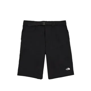 【The North Face 官方旗艦】北面男款黑色吸濕排汗休閒短褲｜8AV64H0