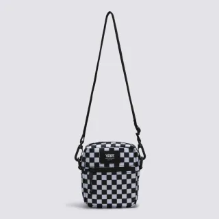 【VANS 官方旗艦】Bail Shoulder 黑白棋盤格肩背小包