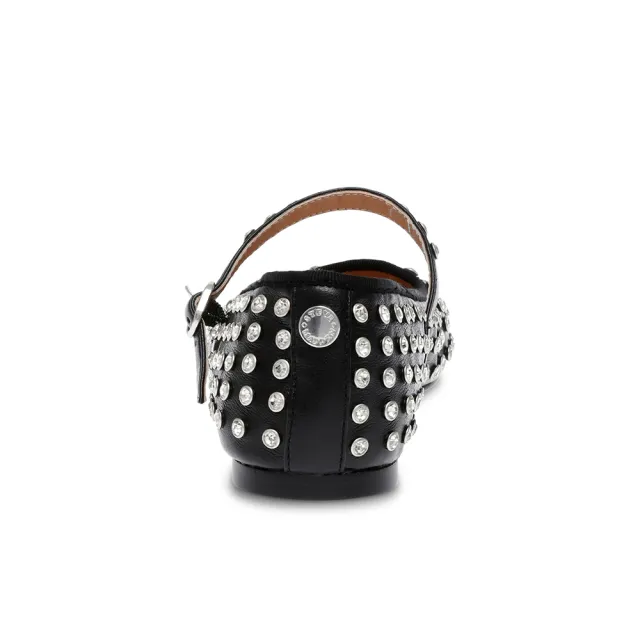 【steve madden】VINETTA-R 鑽面圓頭瑪莉珍鞋(黑色)