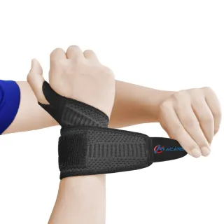 【艾肯仕】石墨烯科技套指護腕 醫療護腕 可調式護腕(WO-304 拇指套入 護手腕 石墨烯護腕)