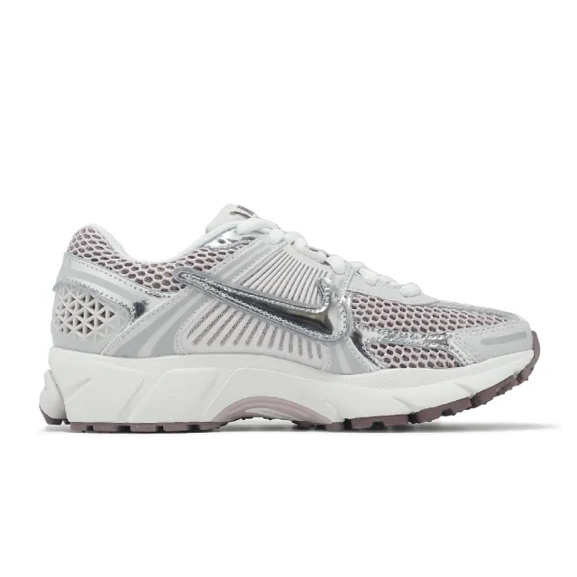 NIKE 耐吉】休閒鞋Wmns Zoom Vomero 5 女鞋粉紅銀白復古緩震運動鞋