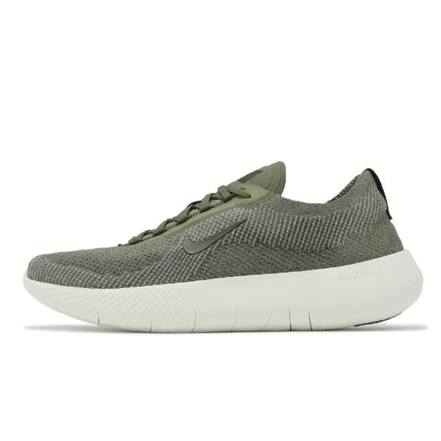 【NIKE 耐吉】慢跑鞋 Free 2025 男鞋 橄欖綠 白 Flyknit 緩震 運動鞋(HF1078-200)