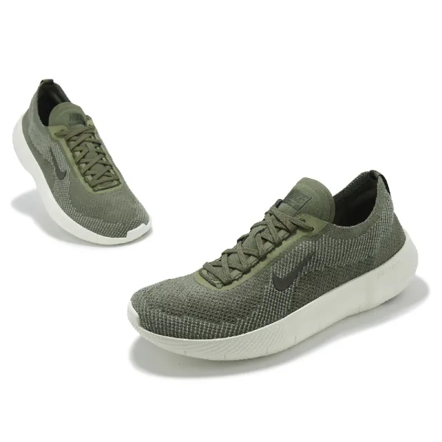 【NIKE 耐吉】慢跑鞋 Free 2025 男鞋 橄欖綠 白 Flyknit 緩震 運動鞋(HF1078-200)