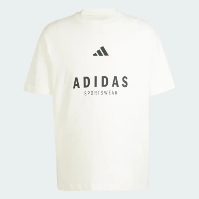 【adidas 愛迪達】短袖上衣 男 M A SZN G T 米白 JJ3660